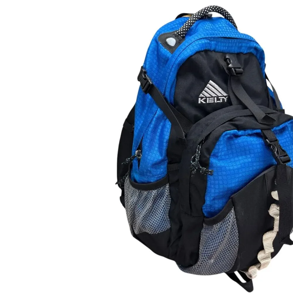 Kelty Blanca 2000 Backpack Blue Black Hiking Techwear Gorpcore Daypack Cover